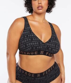 Savage Fenty 2X Forever Savage Bralette Logo Band Wireless